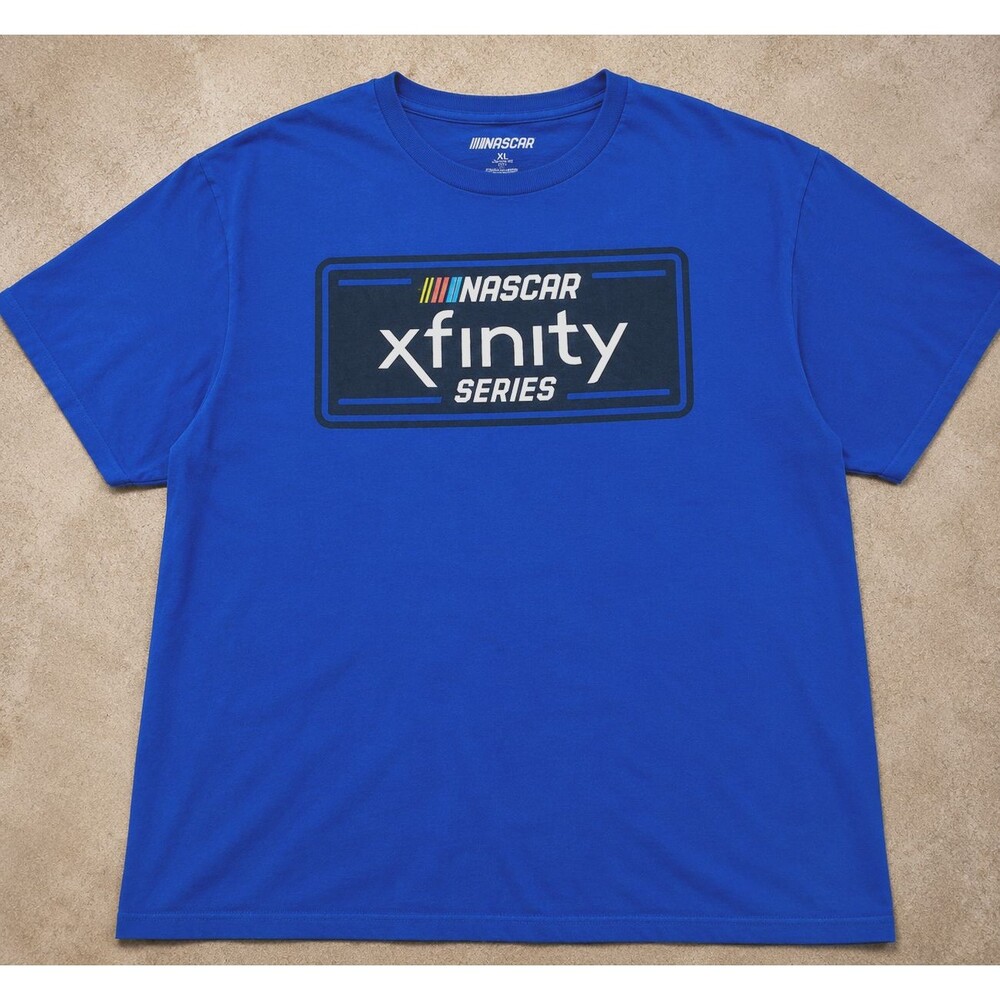 NASCAR Xfinity Series Shirt Mens XL Blue Racing Motorsports Graphic Tee